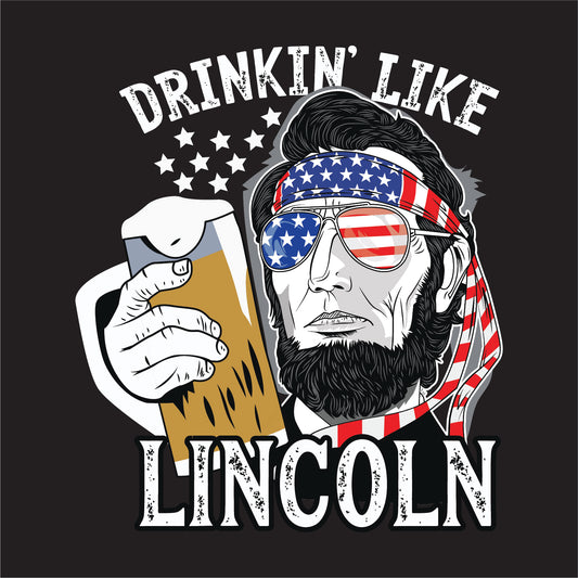 DRINKIN LIKE LINCOLN DM130 District ® Perfect Tri ® Tee 14
