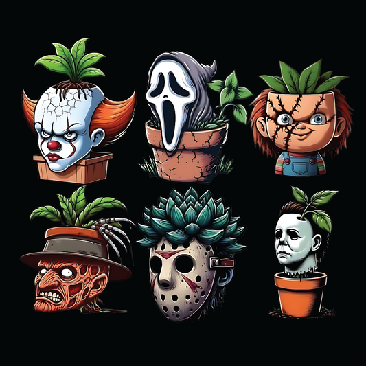 HALLOWEEN PLANTER MASKS DM130 District ® Perfect Tri Tee HW-18