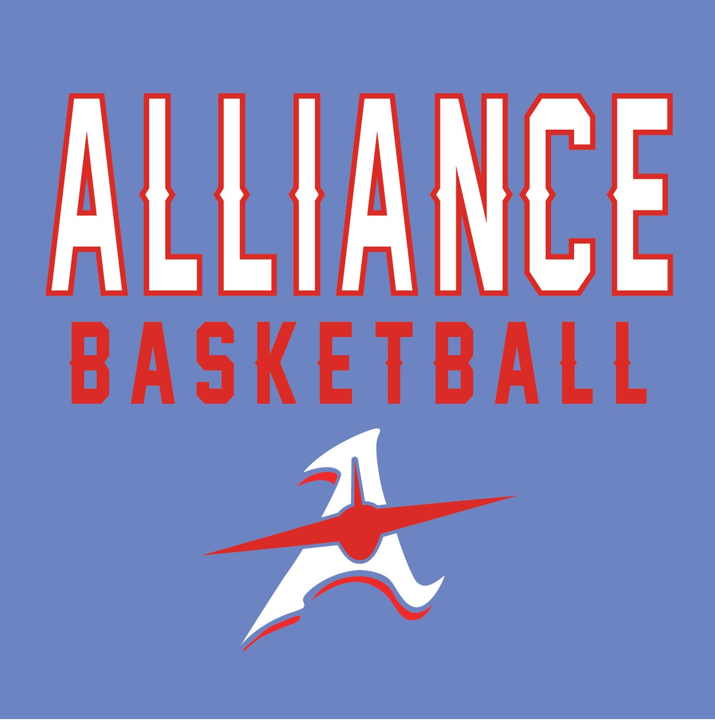 ALLIANCE AVIATORS Basketball PC55 Port & Company® Core Blend Tee 14