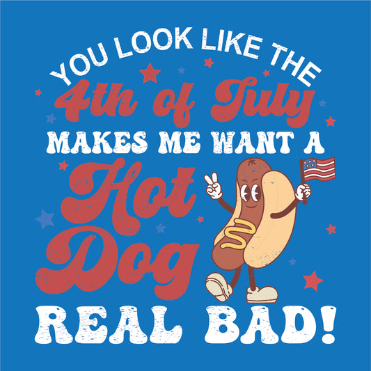 4TH OF JULY HOT DOG DM130 District ® Perfect Tri ® Tee 13