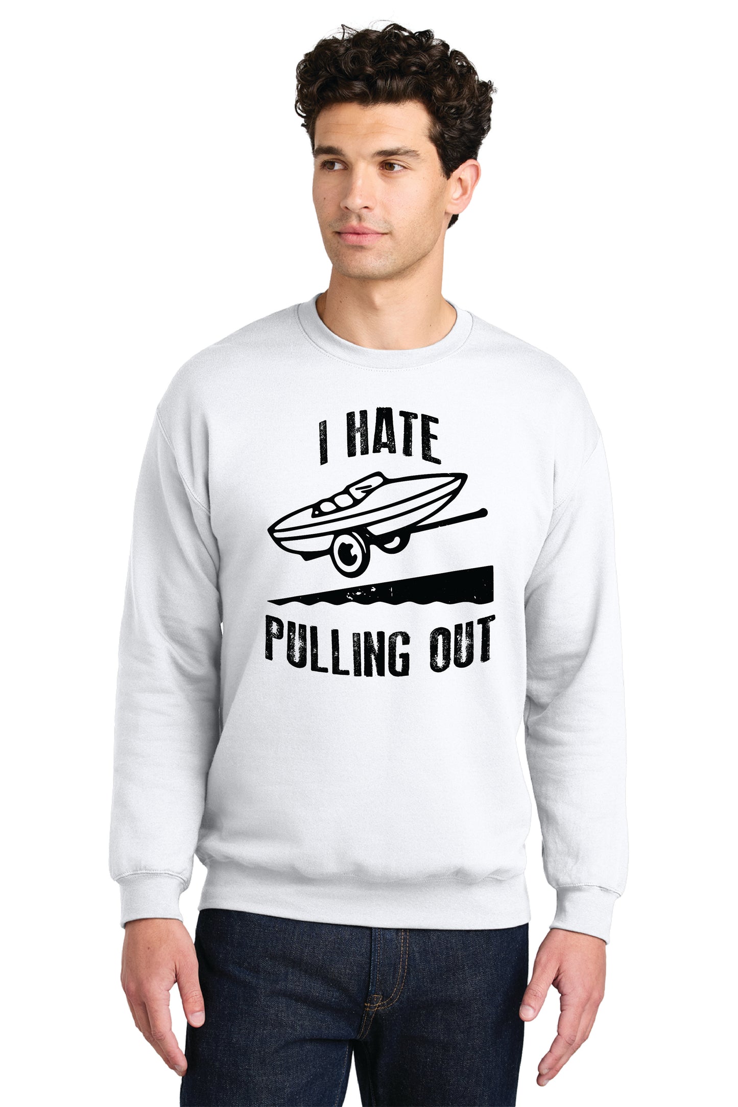 I HATE PULLING OUT SF000 Gildan® Softstyle® Crewneck Sweatshirt 7