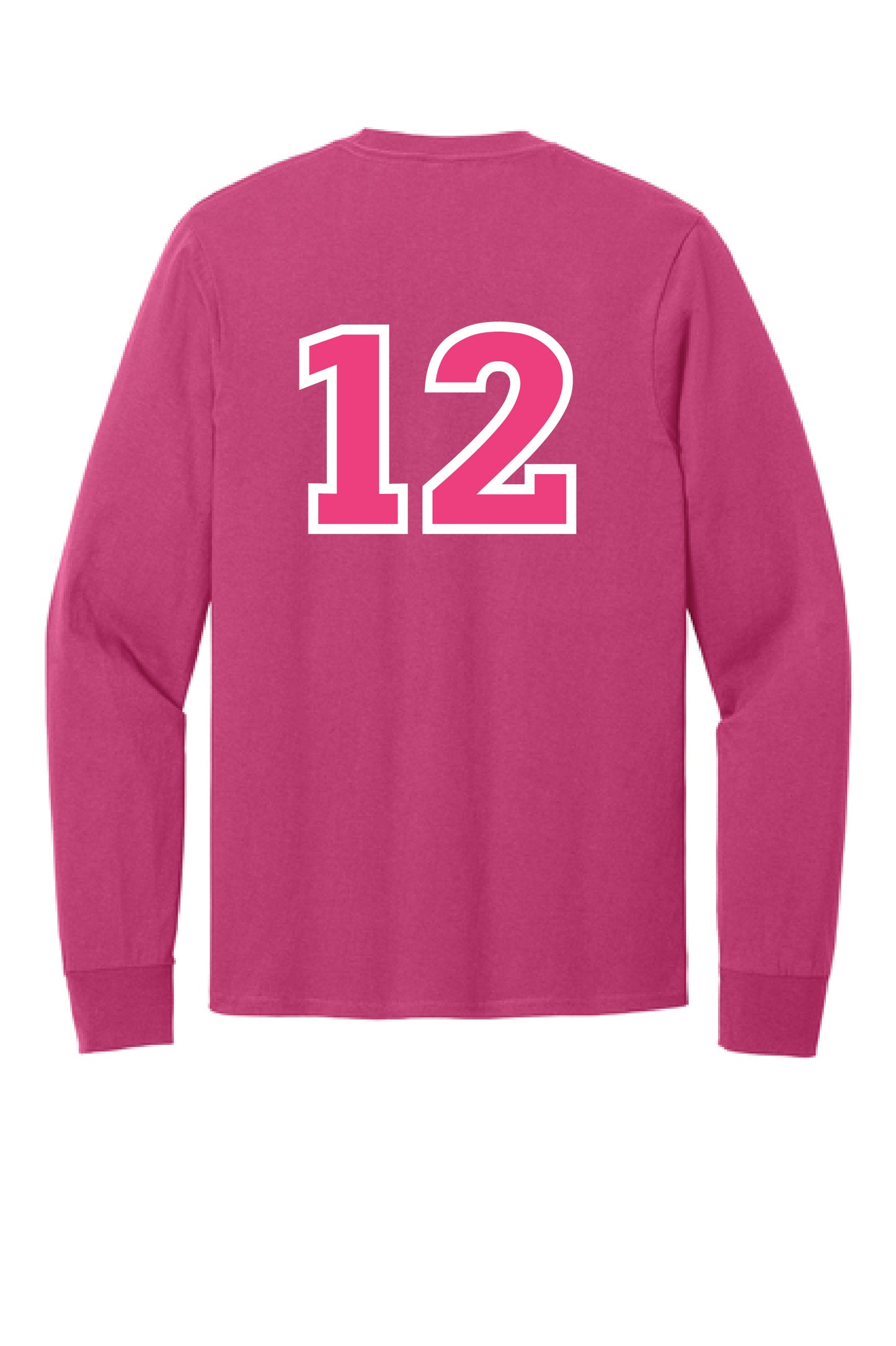 LADY QUAKERS KICK FOR THE CURE PC55LS Port & Company® Long Sleeve Core Cotton Tee 20