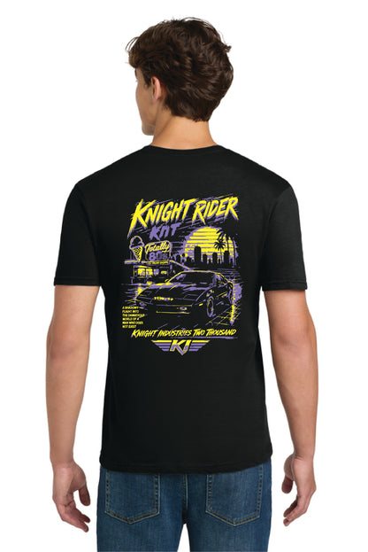KNIGHT RIDER TOTALLY 80'S ICE CREAM SHOPPE 64000 SOFT STYLE TEE 1