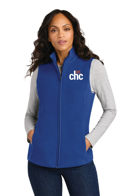L702 Port Authority® Women’s C-FREE® Fleece Vest EMB CHC-21