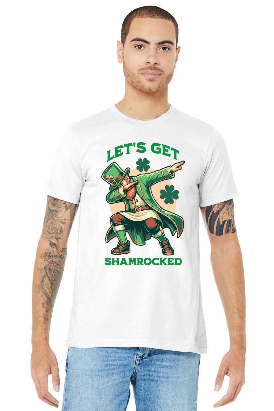 LETS GET SHAMROCKED BC3001 BELLA+CANVAS ® Unisex Jersey Short Sleeve Tee SPD 2