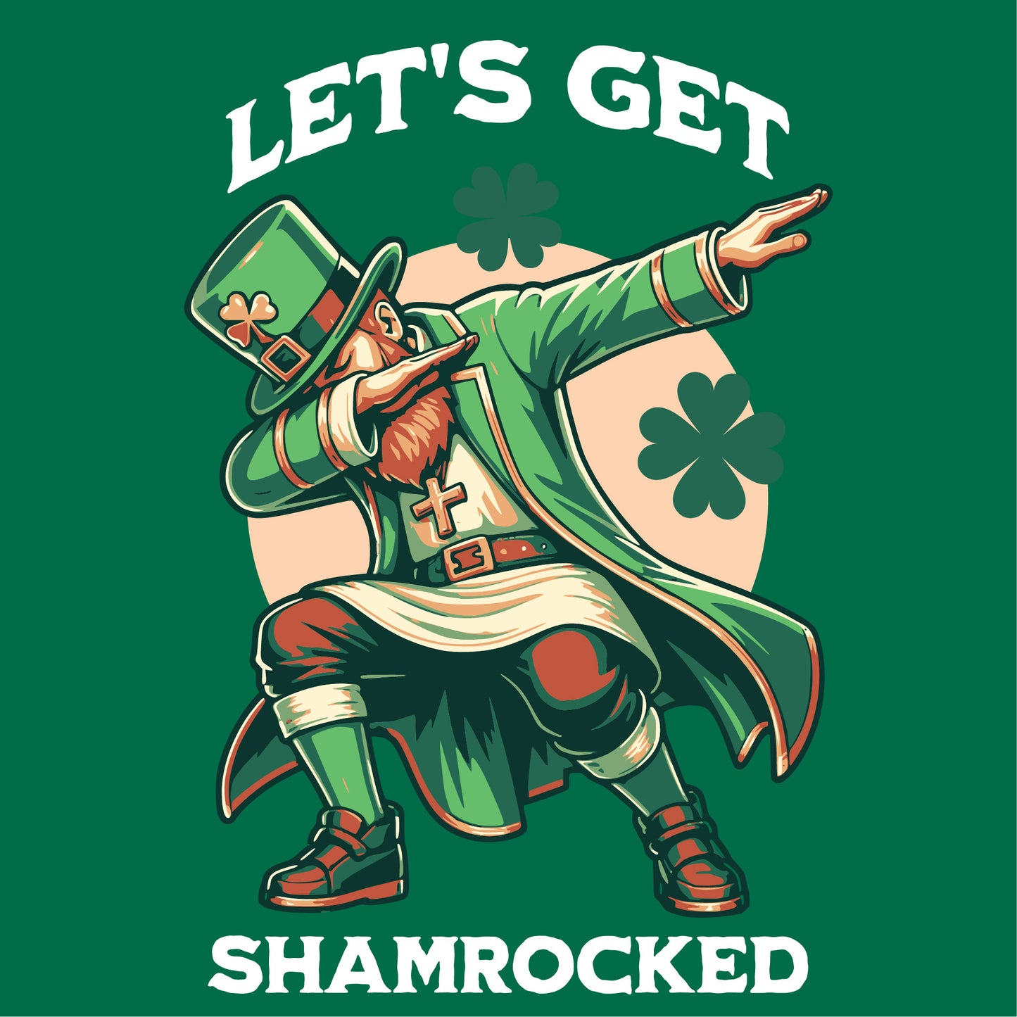 LETS GET SHAMROCKED BC3001 BELLA+CANVAS ® Unisex Jersey Short Sleeve Tee SPD 2