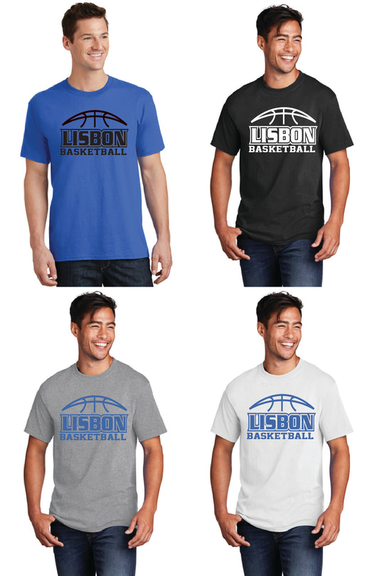 Lisbon Blue Devils Basketball PC55 Port & Company® Core Blend Tee 1
