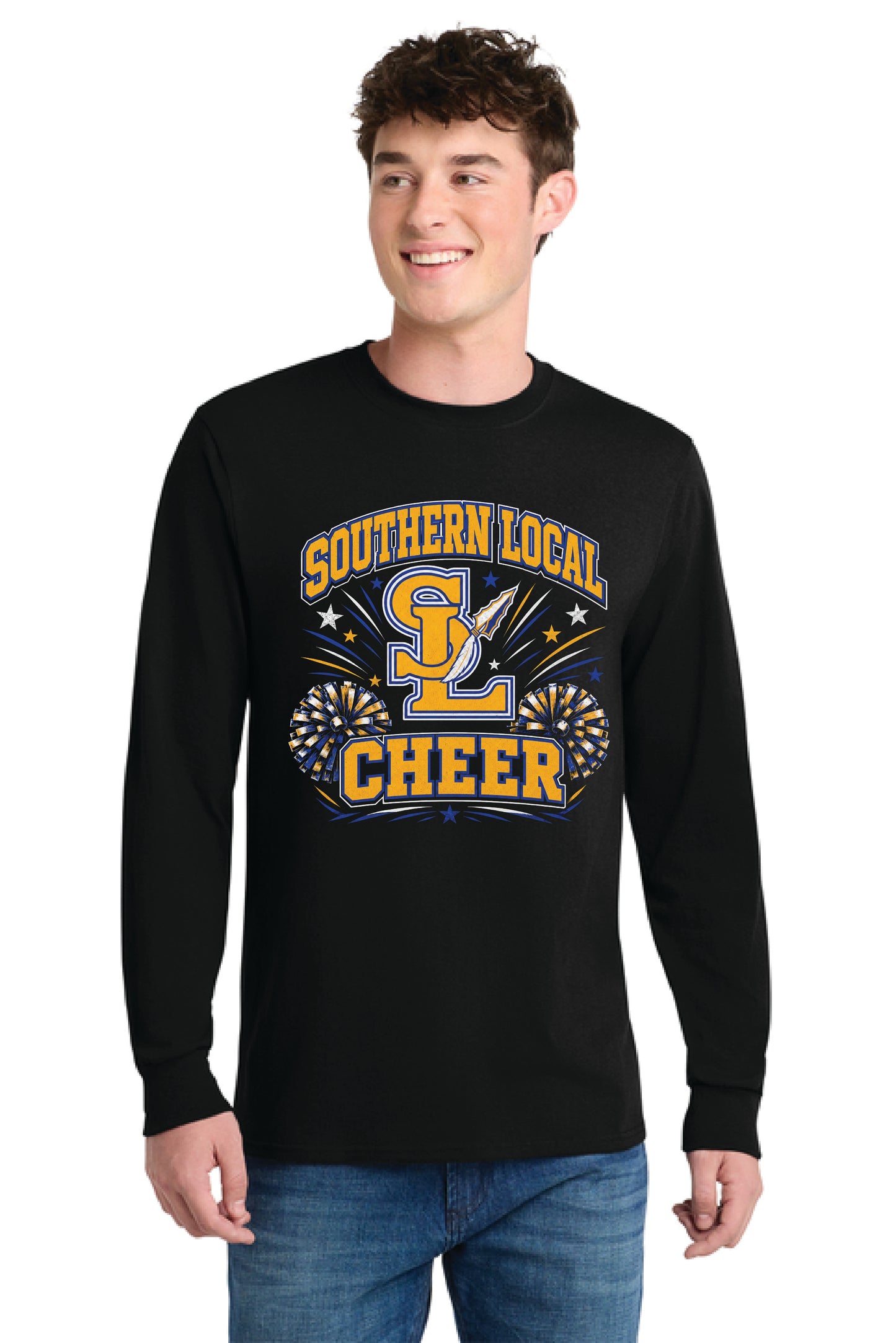 SL CHEER PC55LS Port & Co® Long Sleeve Core Blend Tee 2