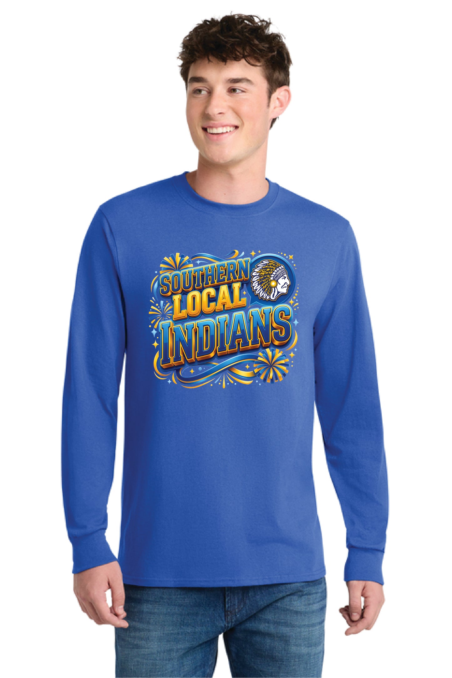 SL CHEER PC55LS Port & Co® Long Sleeve Core Blend Tee 7