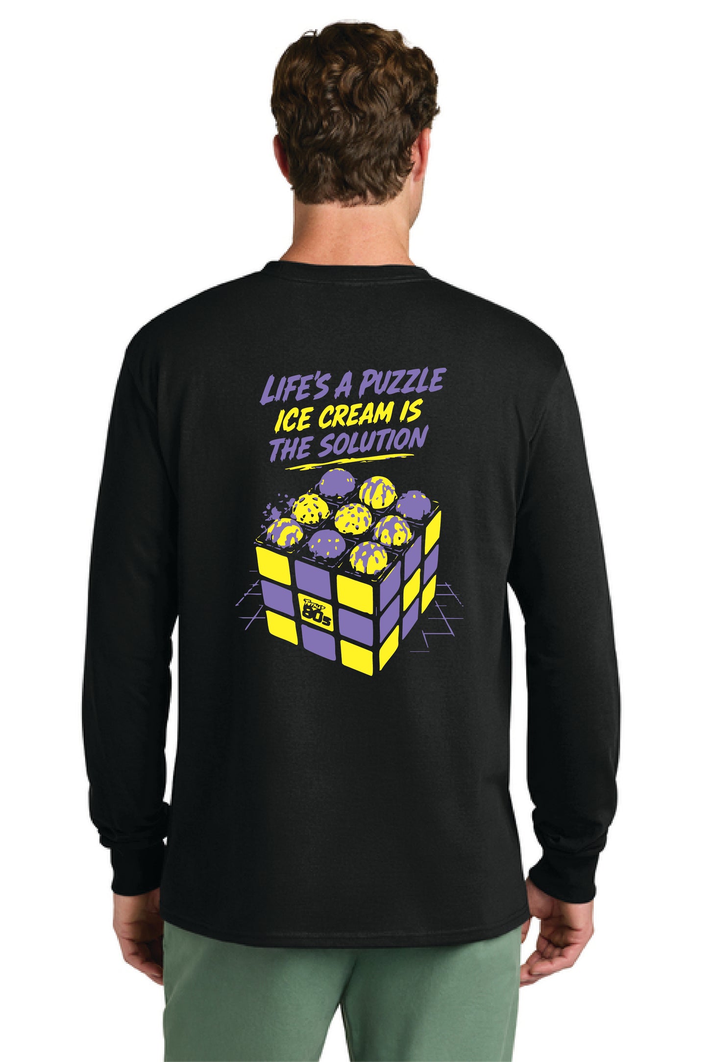 PUZZLE TOTALLY 80'S PC54LS LONG SLEEVE TEE 7