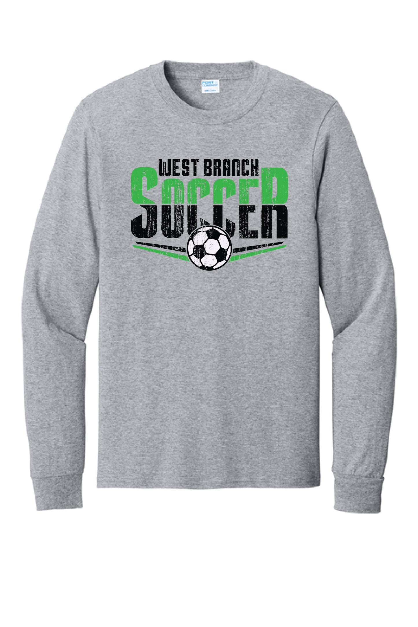 WB SOCCER PC54LS Port & Co® Long Sleeve Core Cotton Tee 10