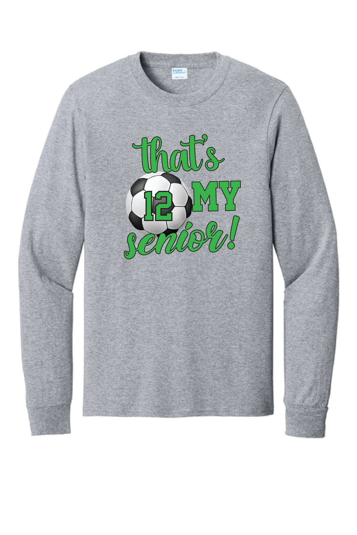 WB SOCCER PC54LS Port & Co® Long Sleeve Core Cotton Tee 8
