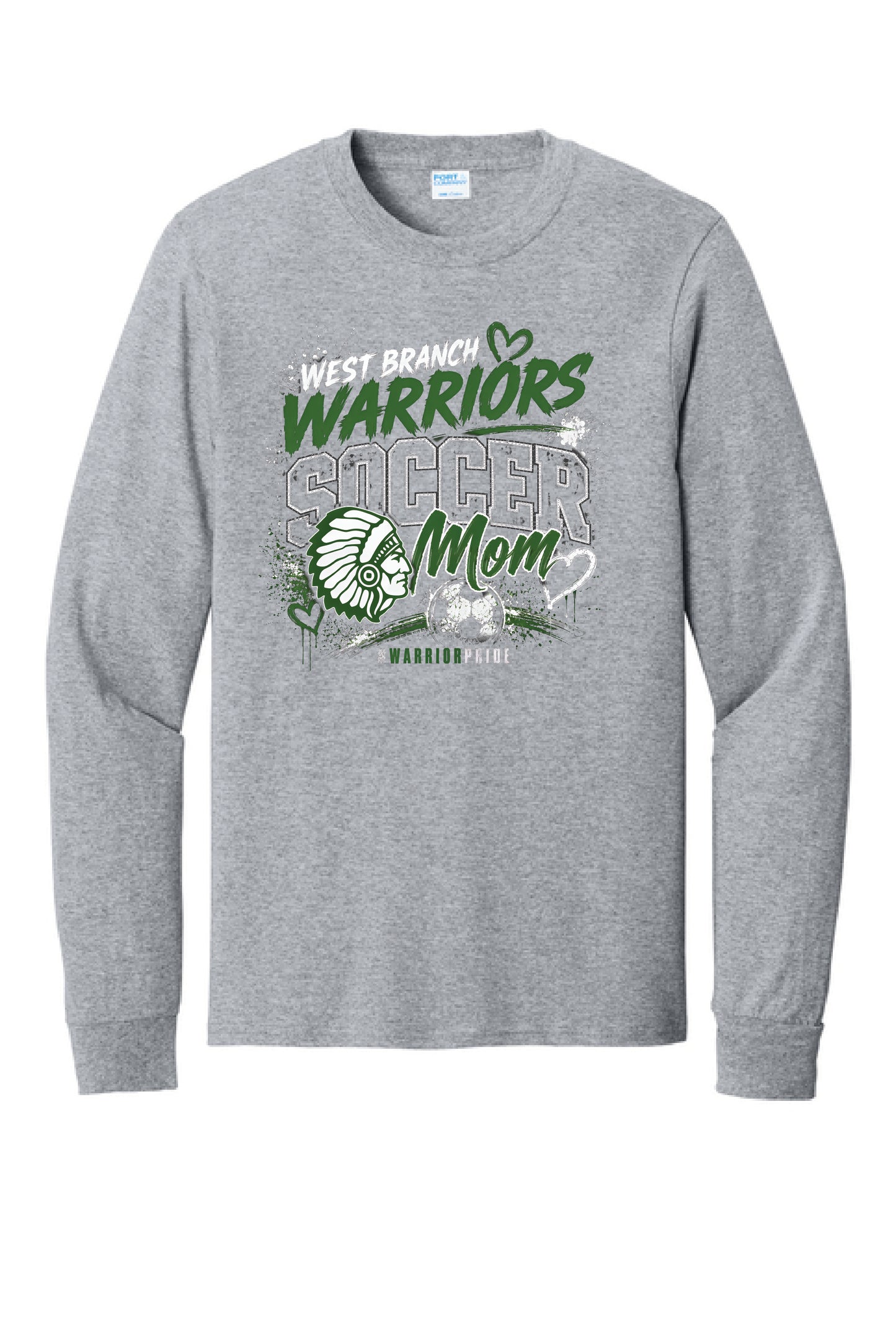WB SOCCER PC54LS Port & Co® Long Sleeve Core Cotton Tee 5