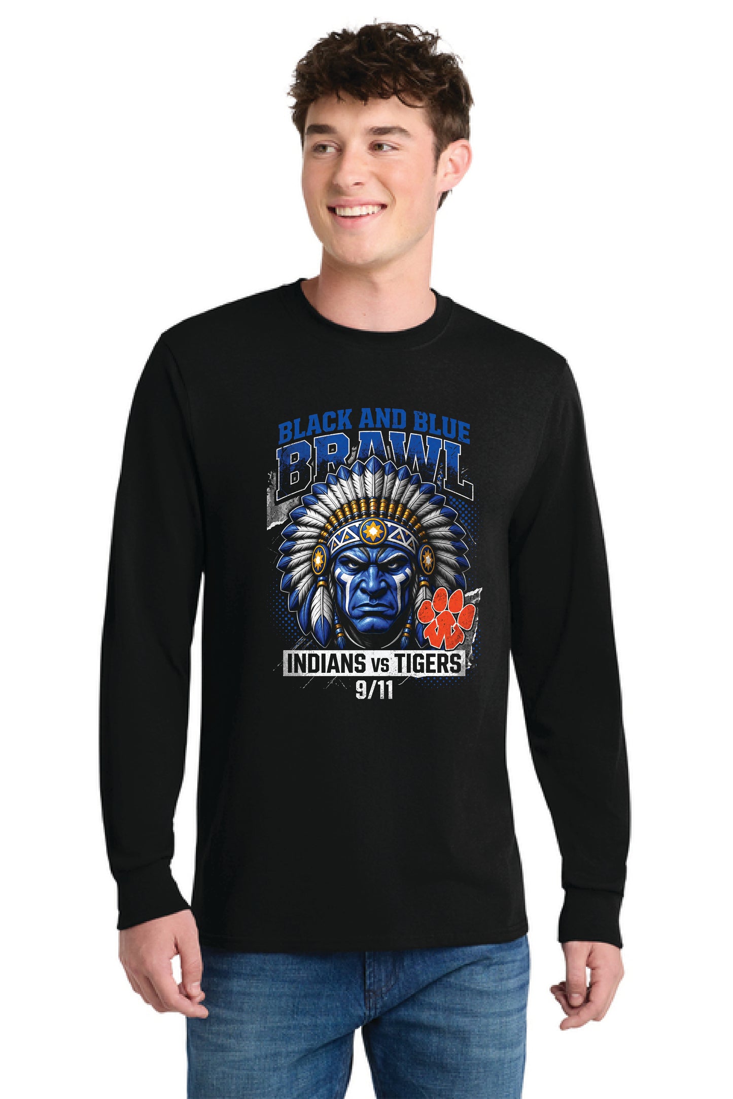 SL FOOTBALL PC55LS Port & Co® Long Sleeve Core Blend Tee 1