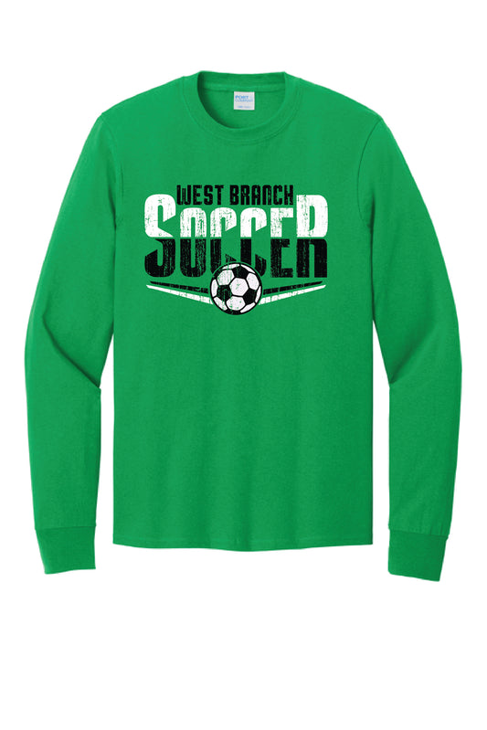 WB SOCCER PC54LS Port & Co® Long Sleeve Core Cotton Tee 10