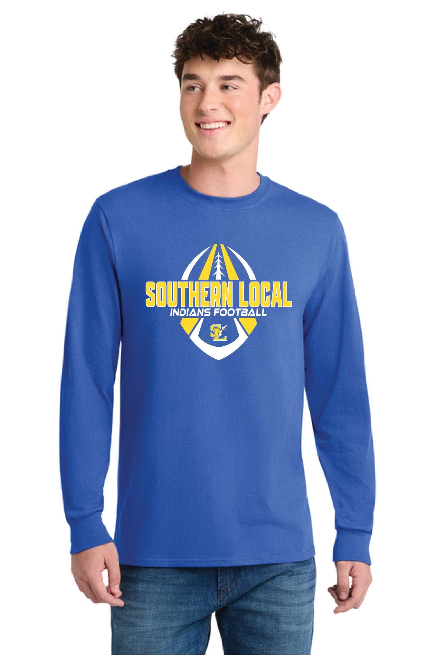 SL FOOTBALL PC55LS Port & Co® Long Sleeve Core Blend Tee 4