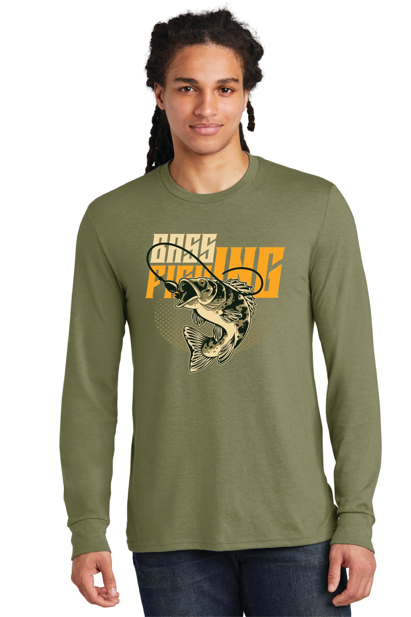 BASS FISHING DM132 District ® Perfect Tri ® Long Sleeve Tee 6