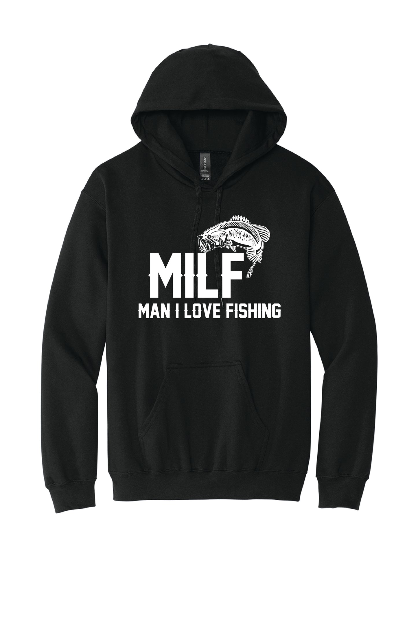 MAN I LIKE FISHING SF500 Gildan® Softstyle® Pullover Hooded Sweatshirt 4