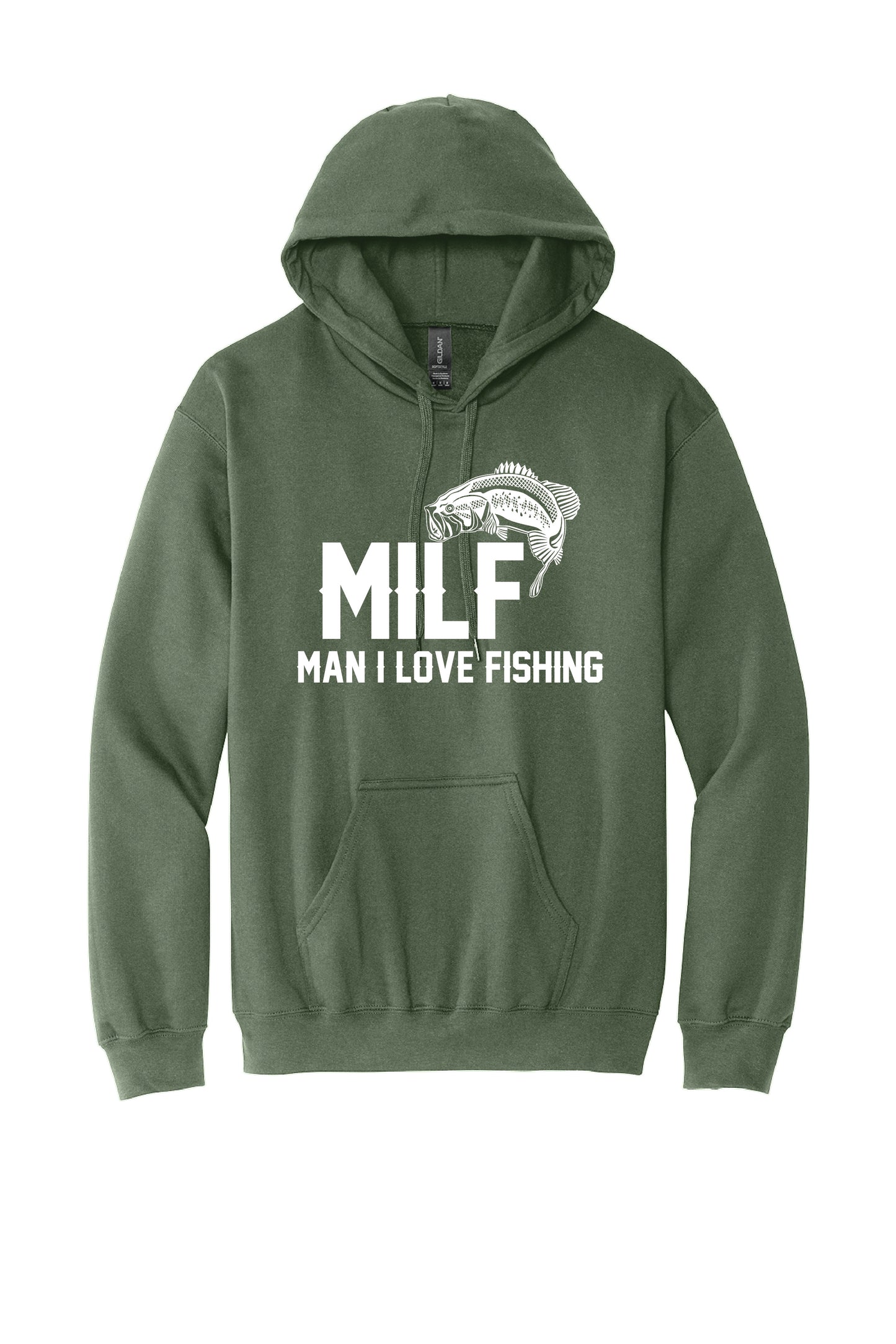 MAN I LIKE FISHING SF500 Gildan® Softstyle® Pullover Hooded Sweatshirt 4