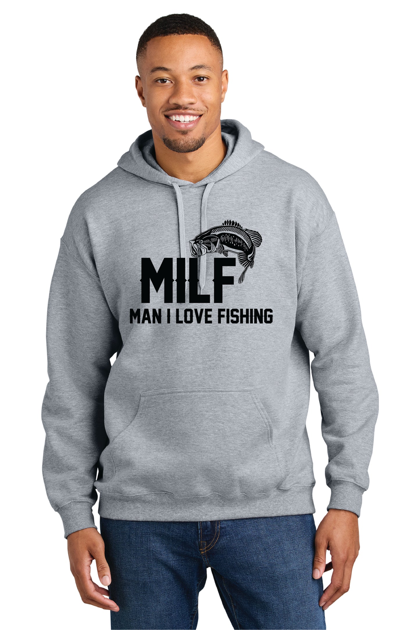 MAN I LIKE FISHING SF500 Gildan® Softstyle® Pullover Hooded Sweatshirt 4