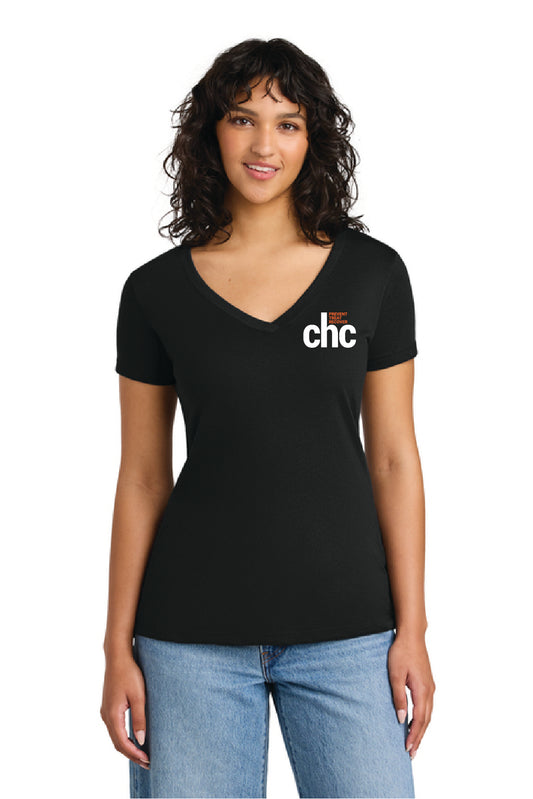 NL1540 Next Level Apparel® Women’s Ideal V-Neck Tee SP CHC-3