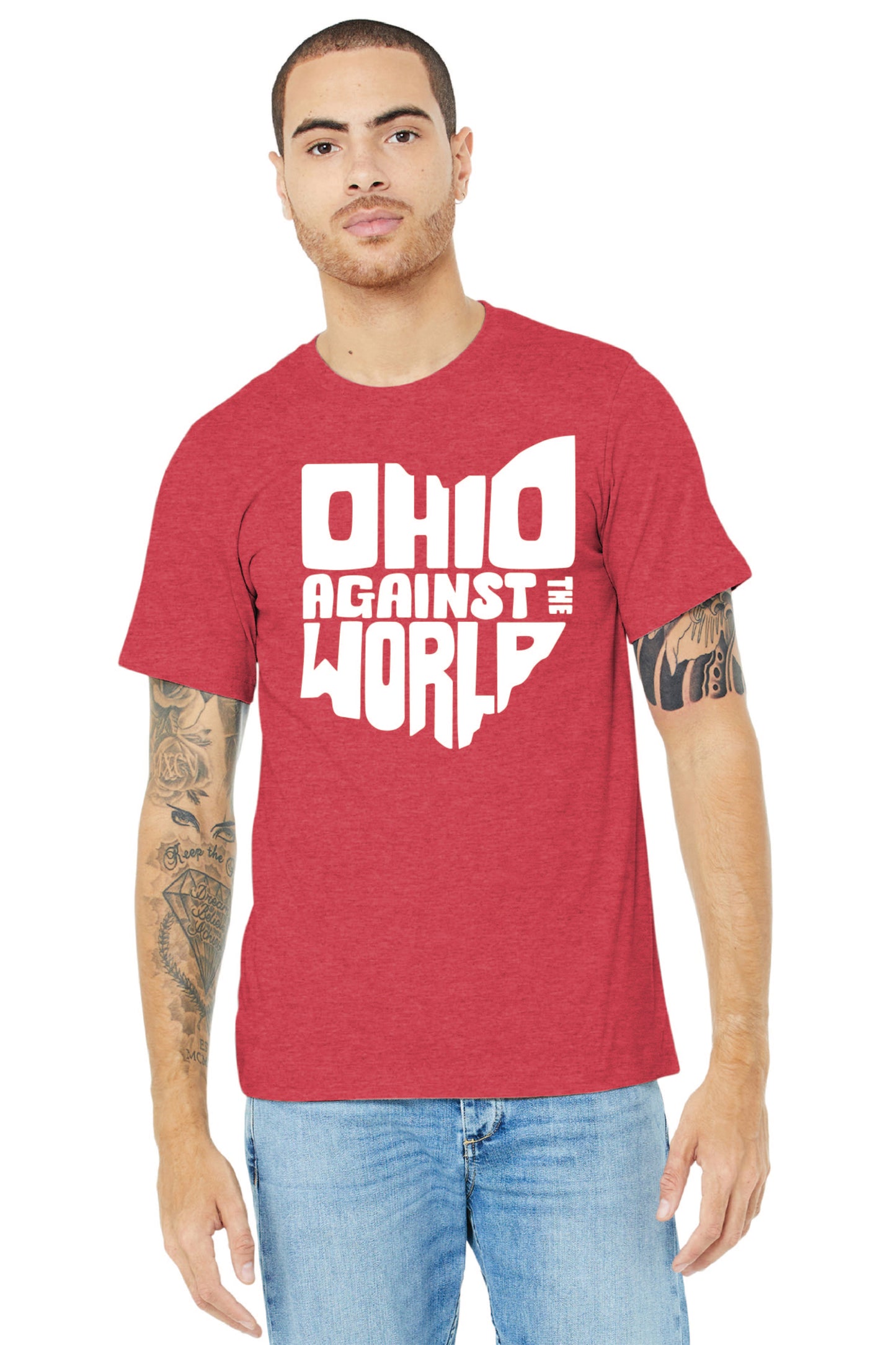 OHIO AGAINST THE WORLD BC3001 BELLA+CANVAS ® Unisex Jersey Short Sleeve Tee 2