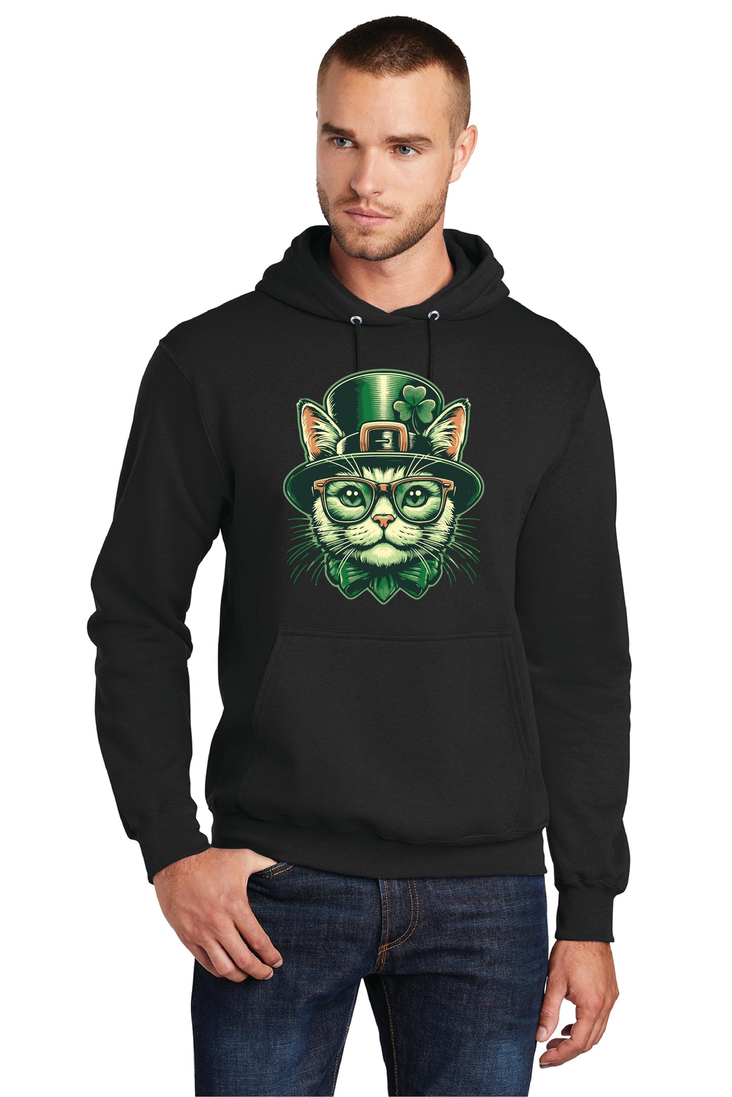 PADDY CAT PC78H Port & Company® Core Fleece Pullover Hooded Sweatshirt 7