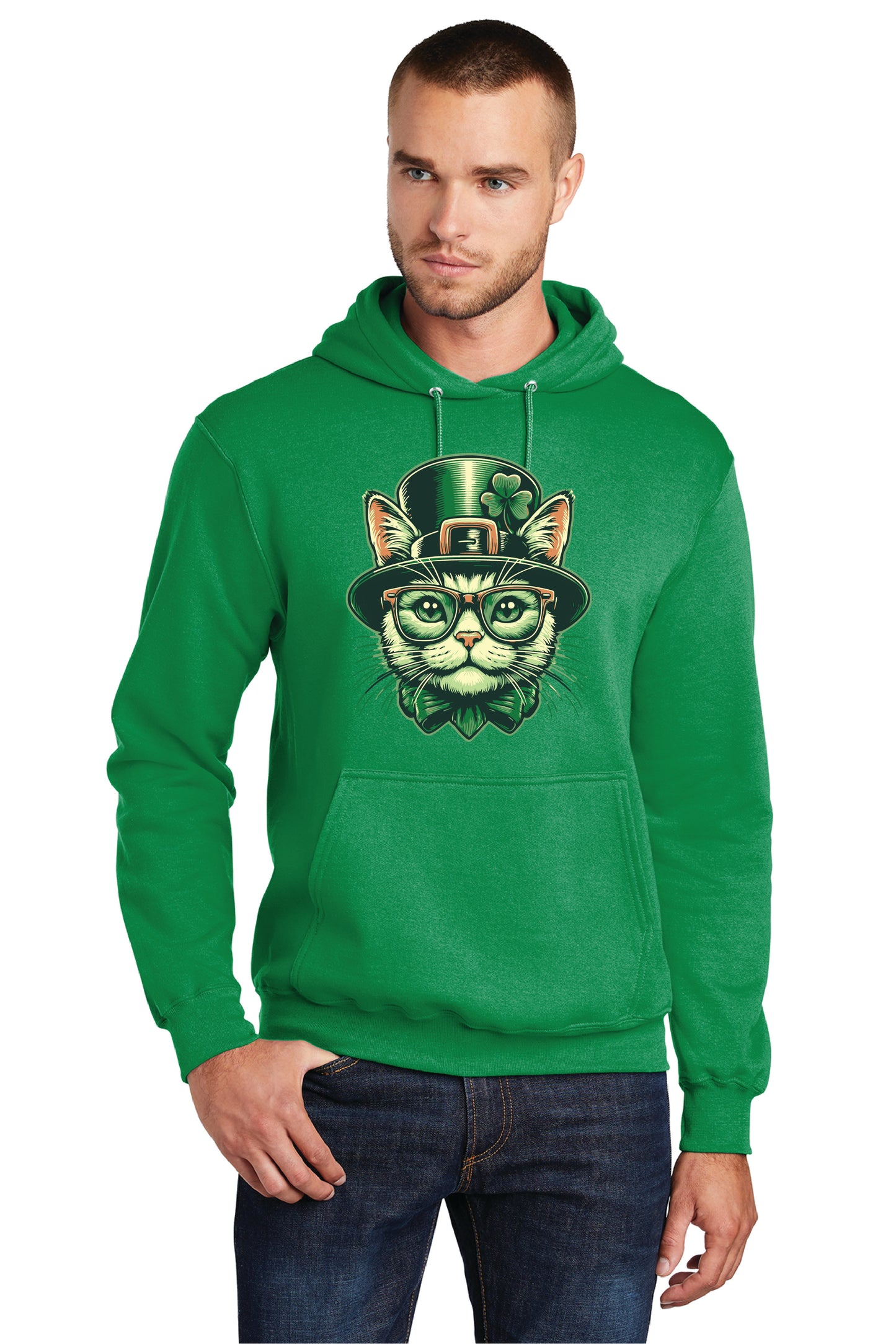 PADDY CAT PC78H Port & Company® Core Fleece Pullover Hooded Sweatshirt 7