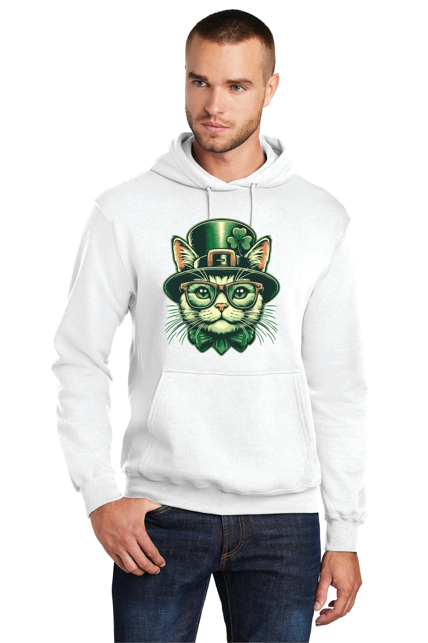 PADDY CAT PC78H Port & Company® Core Fleece Pullover Hooded Sweatshirt 7