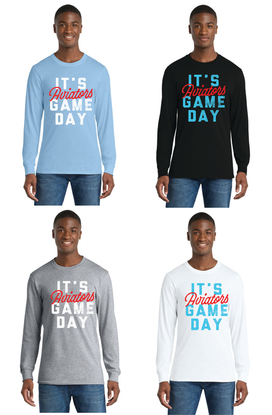 ALLIANCE AVIATORS Basketball PC55LS Port & Company® Long Sleeve Core Blend Tee 10