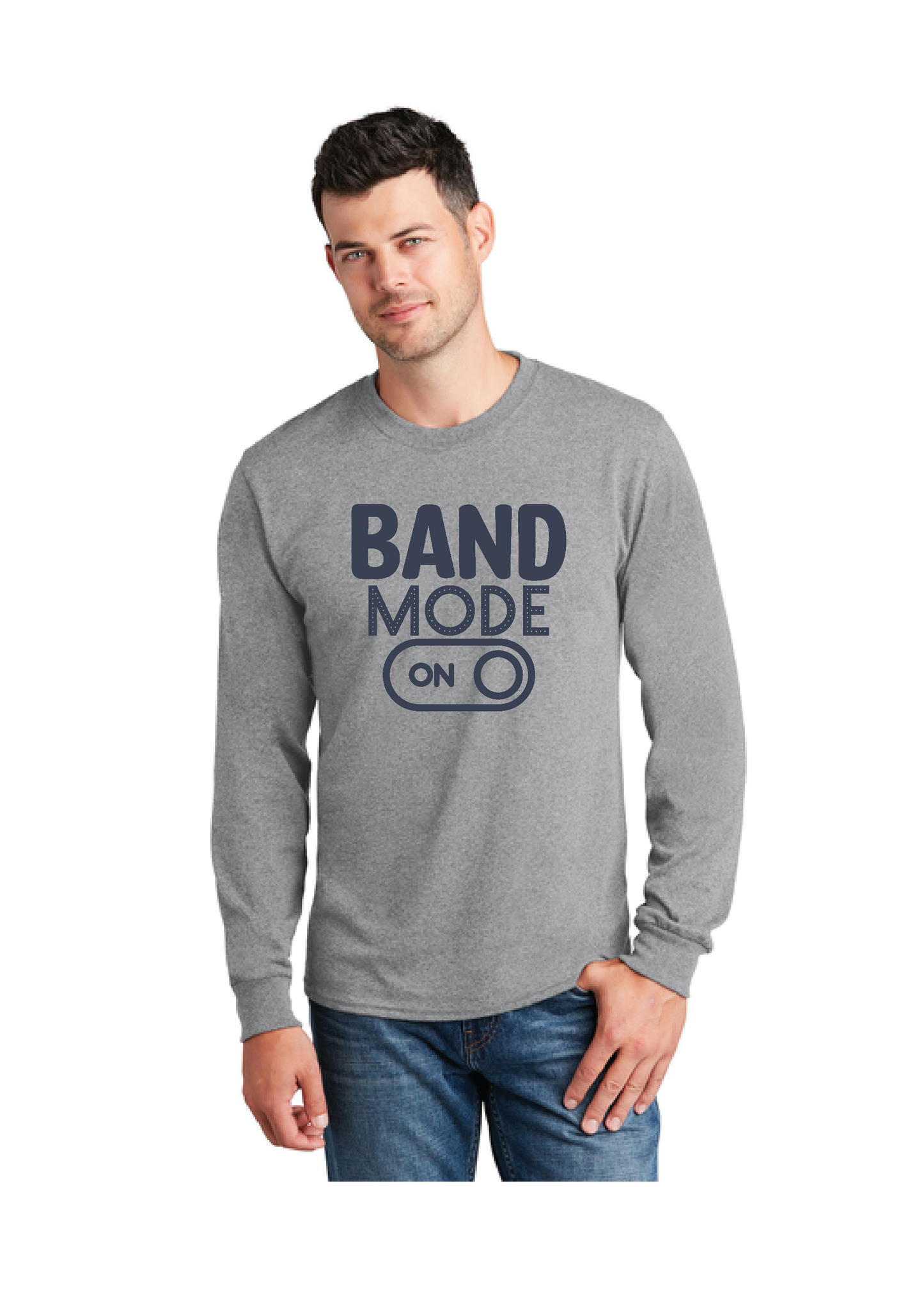 UNITED EAGLES BAND PC54LS Port & Company® Long Sleeve Core Cotton Tee 2