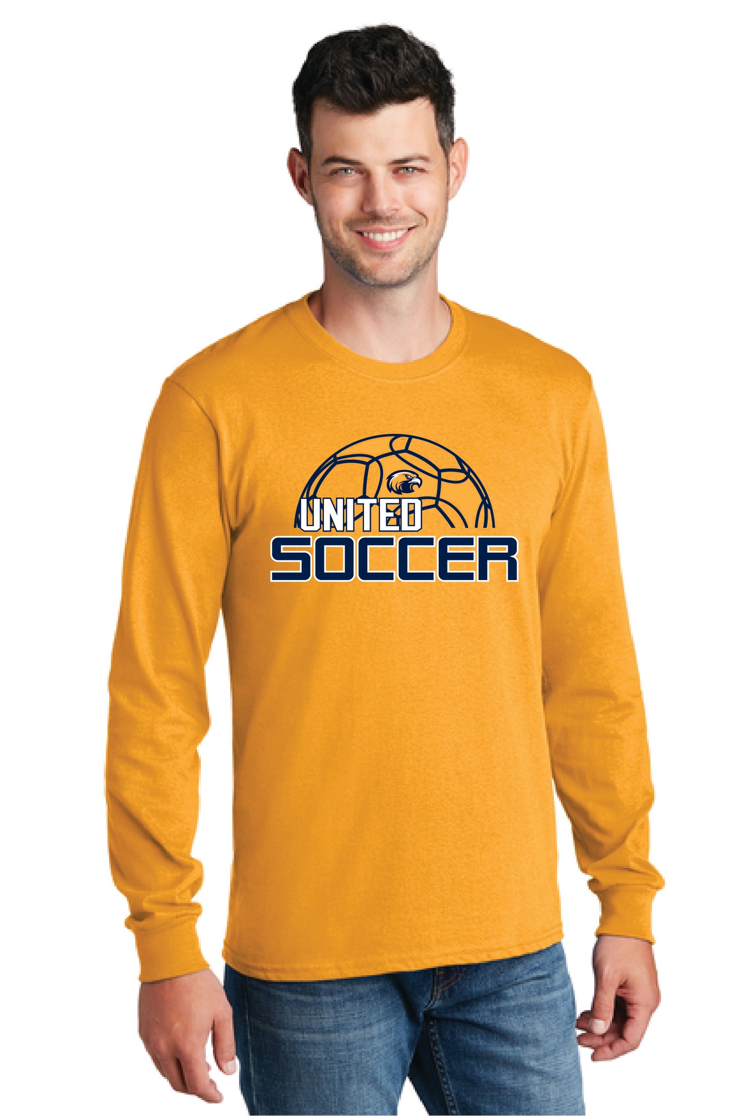 UNITED EAGLES SOCCER PC54LS Port & Company® Long Sleeve Core Cotton Tee 6