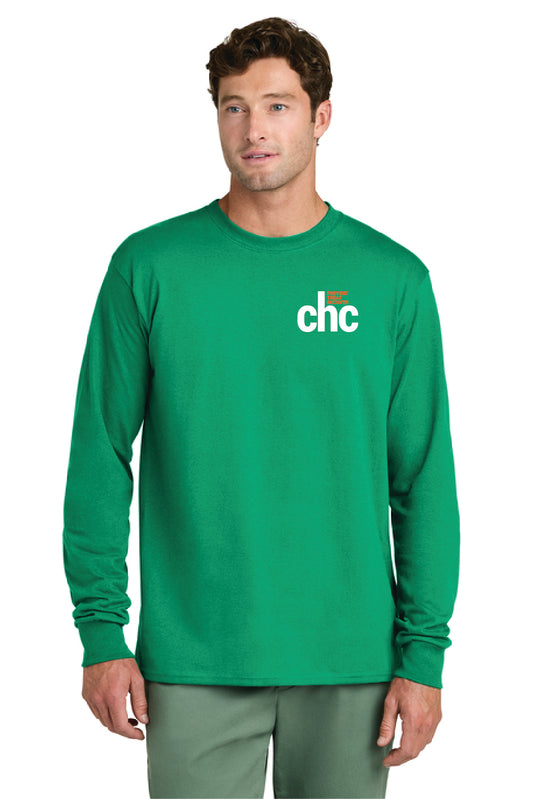 PC54LS Port & Co™ Long Sleeve Core Blend Tee SP CHC-5