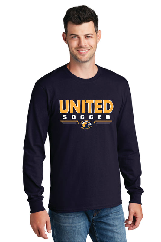 UNITED EAGLES SOCCER PC54LS Port & Company® Long Sleeve Core Cotton Tee 1