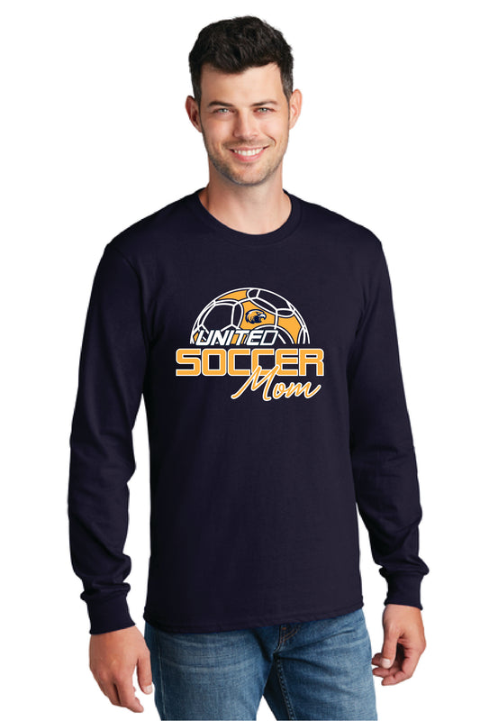 UNITED EAGLES SOCCER MOM PC54LS Port & Company® Long Sleeve Core Cotton Tee 4
