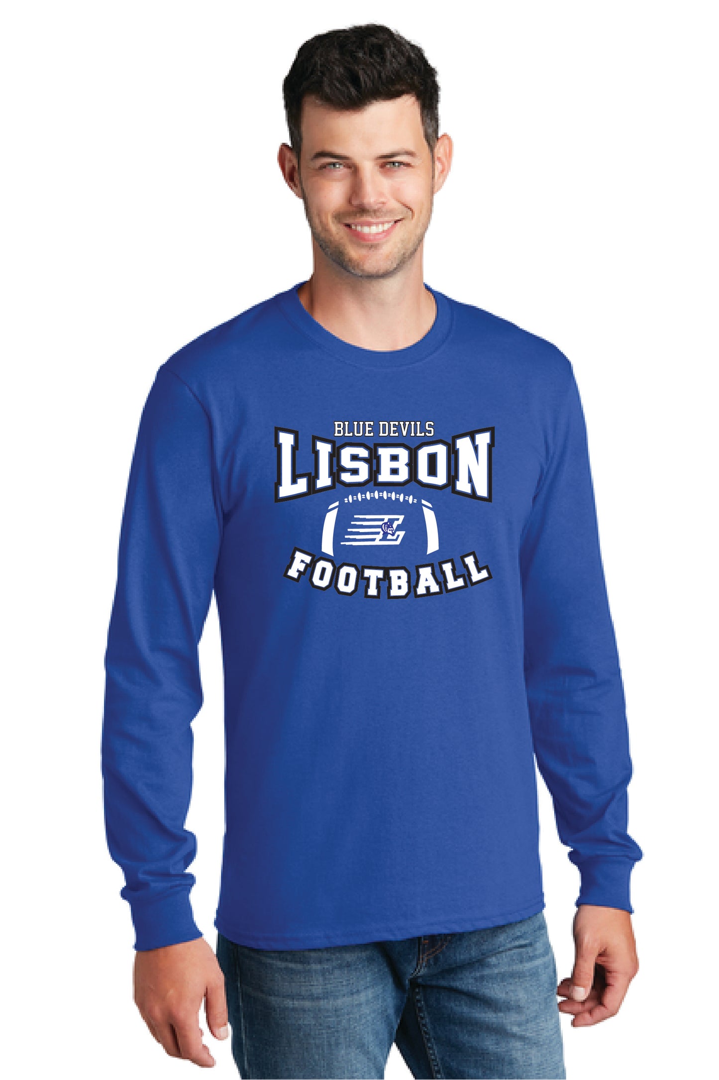 LISBON FOOTBALL PC54LS Long Sleeve Core Cotton 1