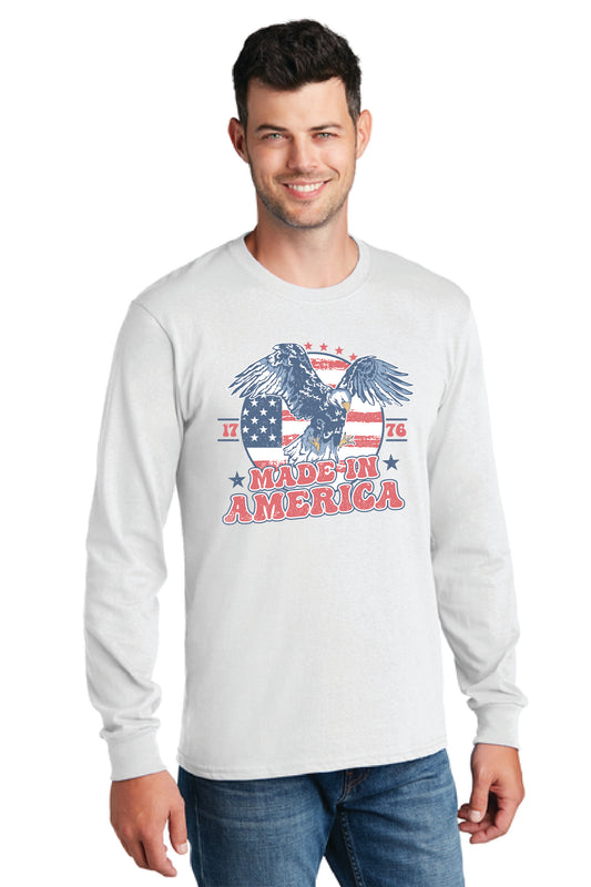 MADE IN AMERICA PC54LS Port & Company® Long Sleeve Core Cotton Tee 18