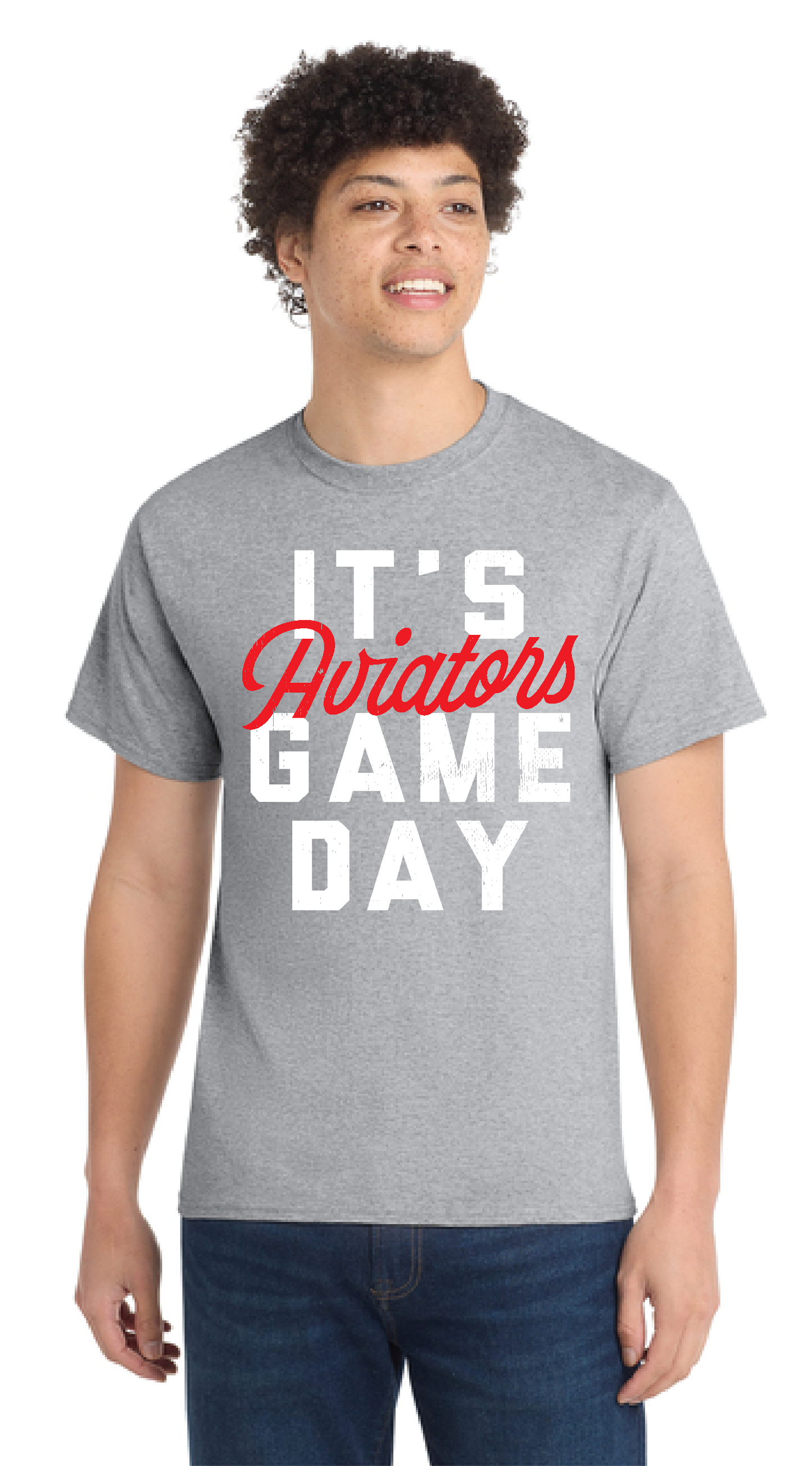 ALLIANCE AVIATORS Basketball PC55 Port & Company® Core Blend Tee 10