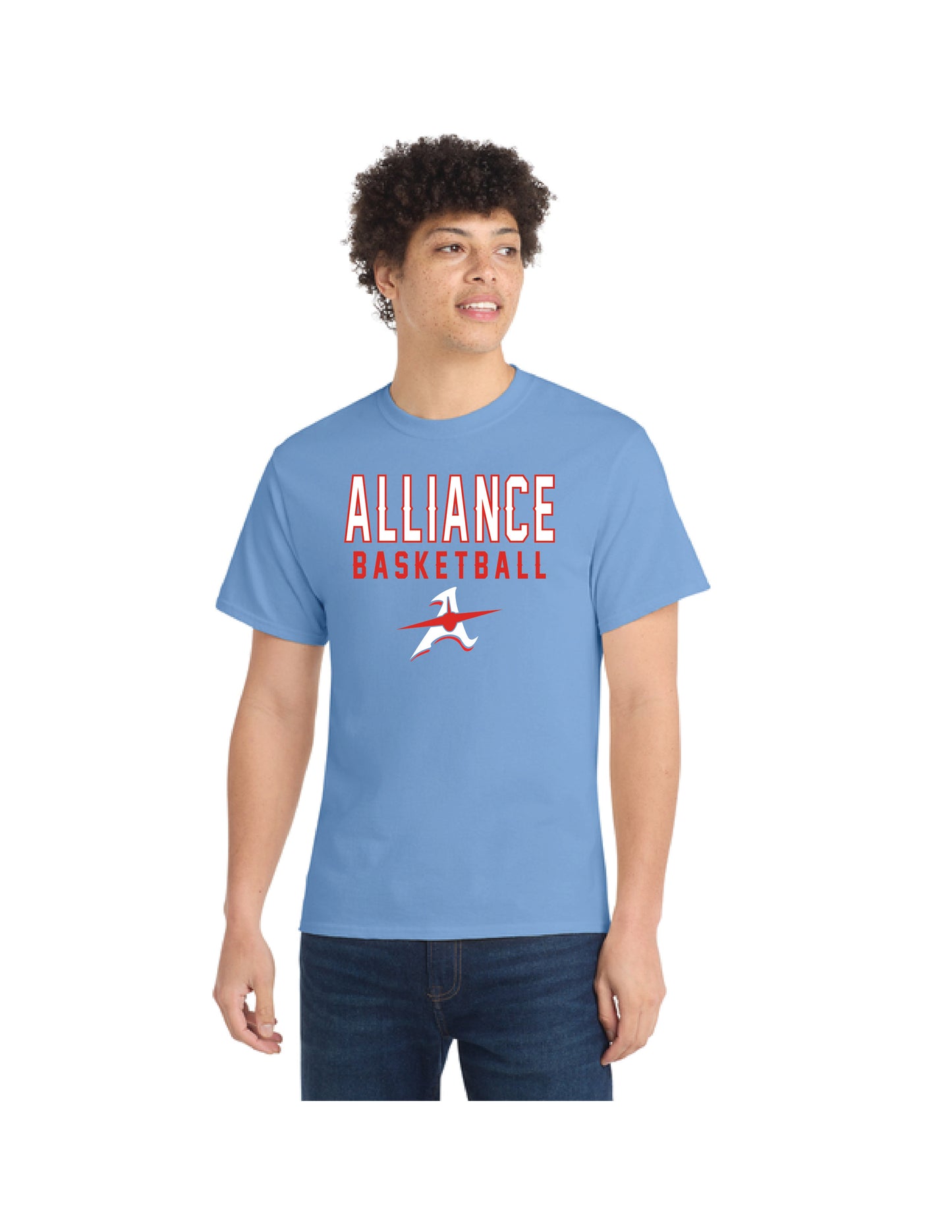 ALLIANCE AVIATORS Basketball PC55 Port & Company® Core Blend Tee 14