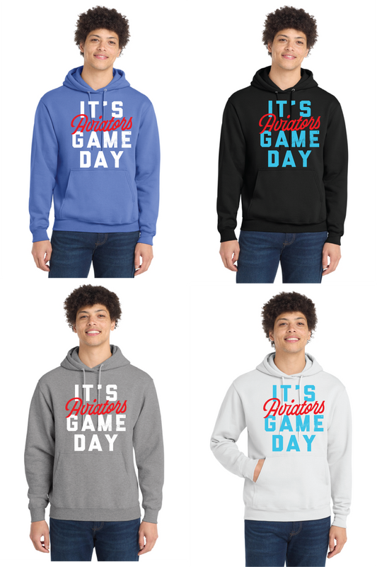 ALLIANCE AVIATORS Basketball PC78H Port & Company® Core Fleece Pullover Hooded Sweatshirt 10