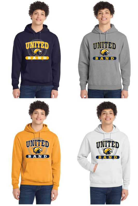 UNITED EAGELS BAND PC78H Port & Company® Core Fleece Pullover Hooded Sweatshirt 9