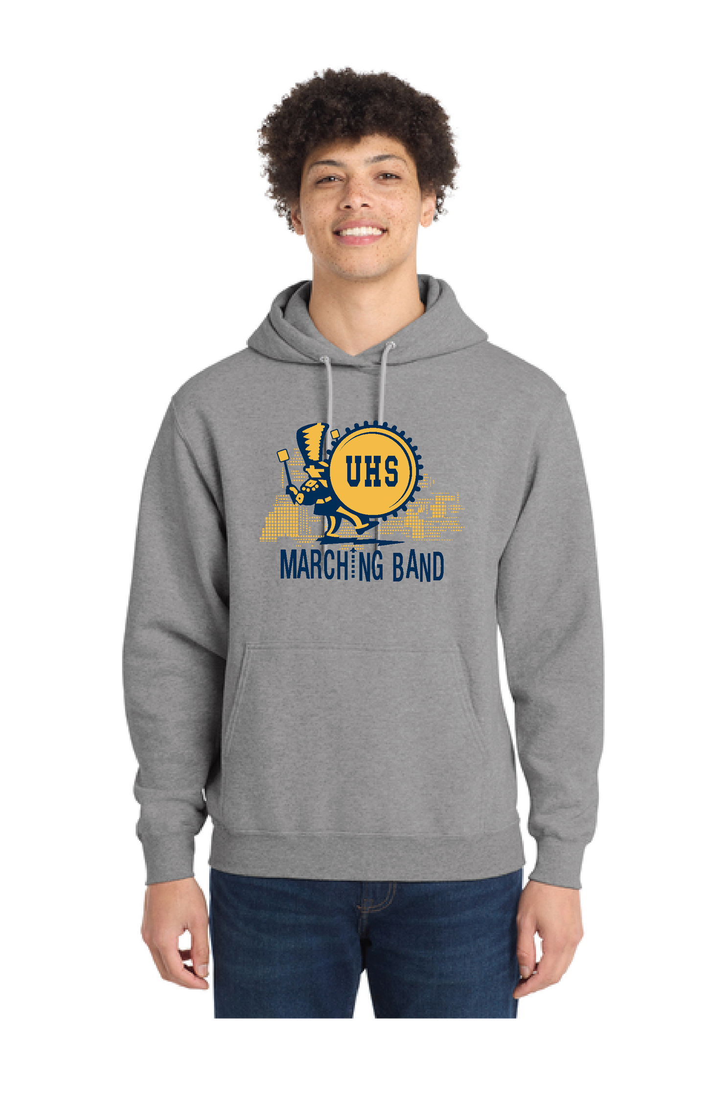 UNITED EAGELS BAND PC78H Port & Company® Core Fleece Pullover Hooded Sweatshirt 6