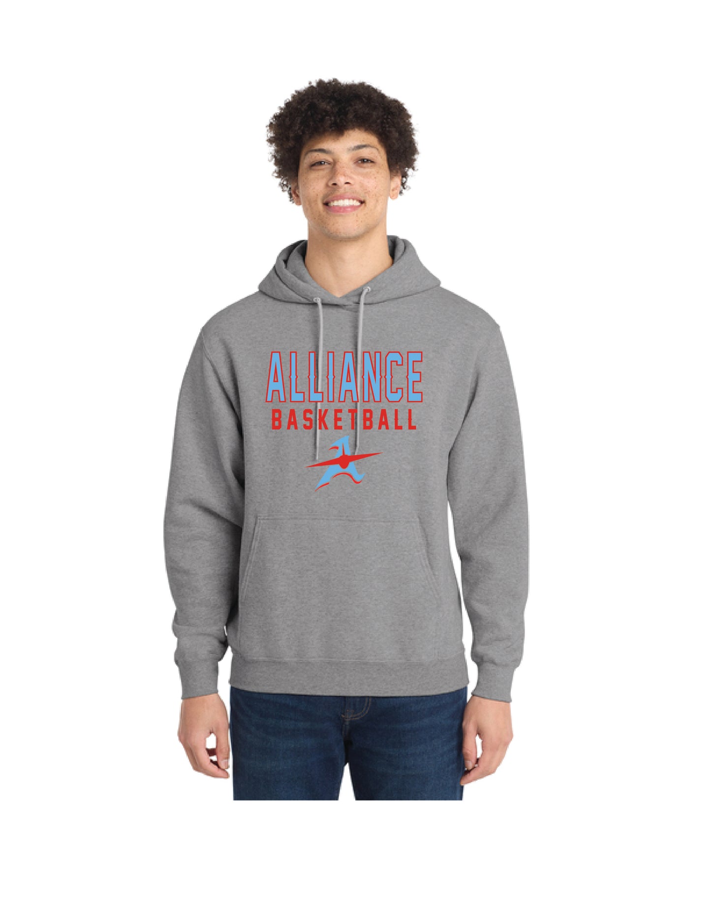 ALLIANCE AVIATORS Basketball PC78H Port & Company® Core Fleece Pullover Hooded Sweatshirt 14