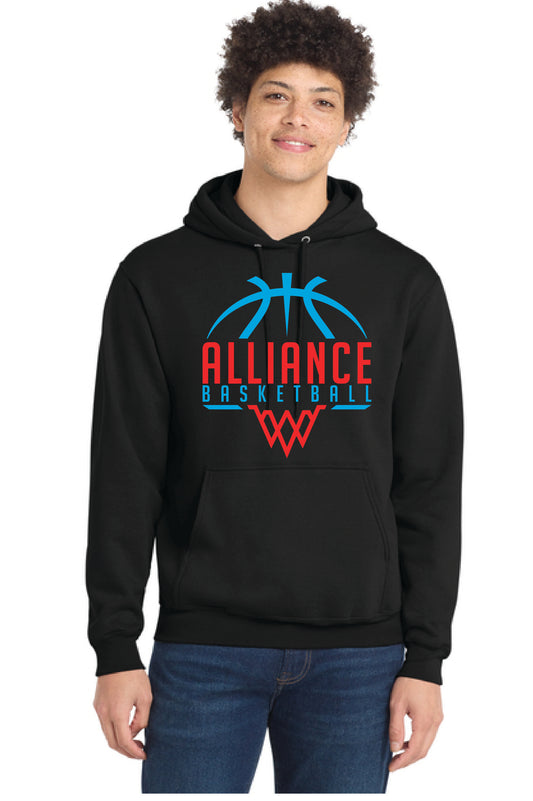ALLIANCE AVIATORS Basketball PC78H Port & Company® Core Fleece Pullover Hooded Sweatshirt 6