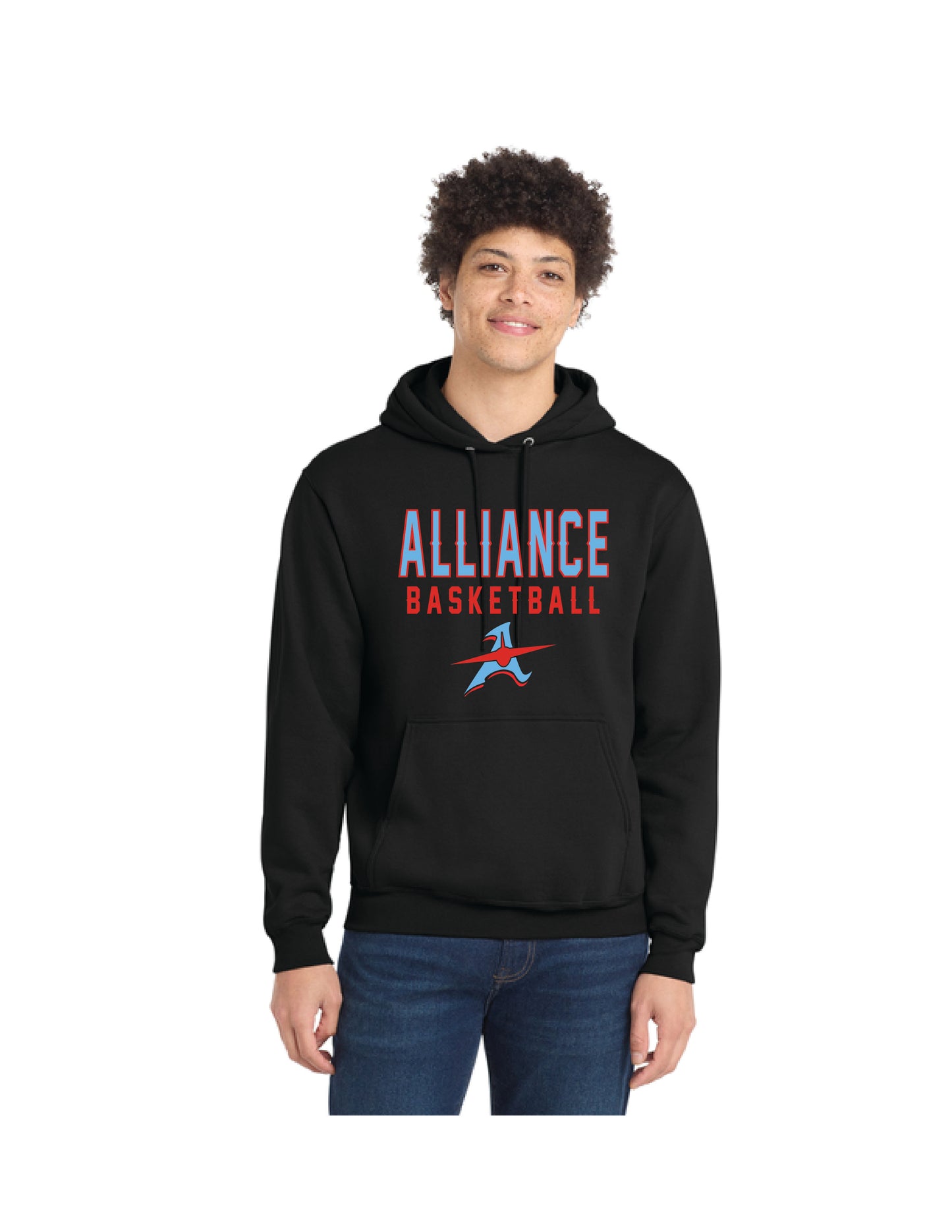 ALLIANCE AVIATORS Basketball PC78H Port & Company® Core Fleece Pullover Hooded Sweatshirt 14