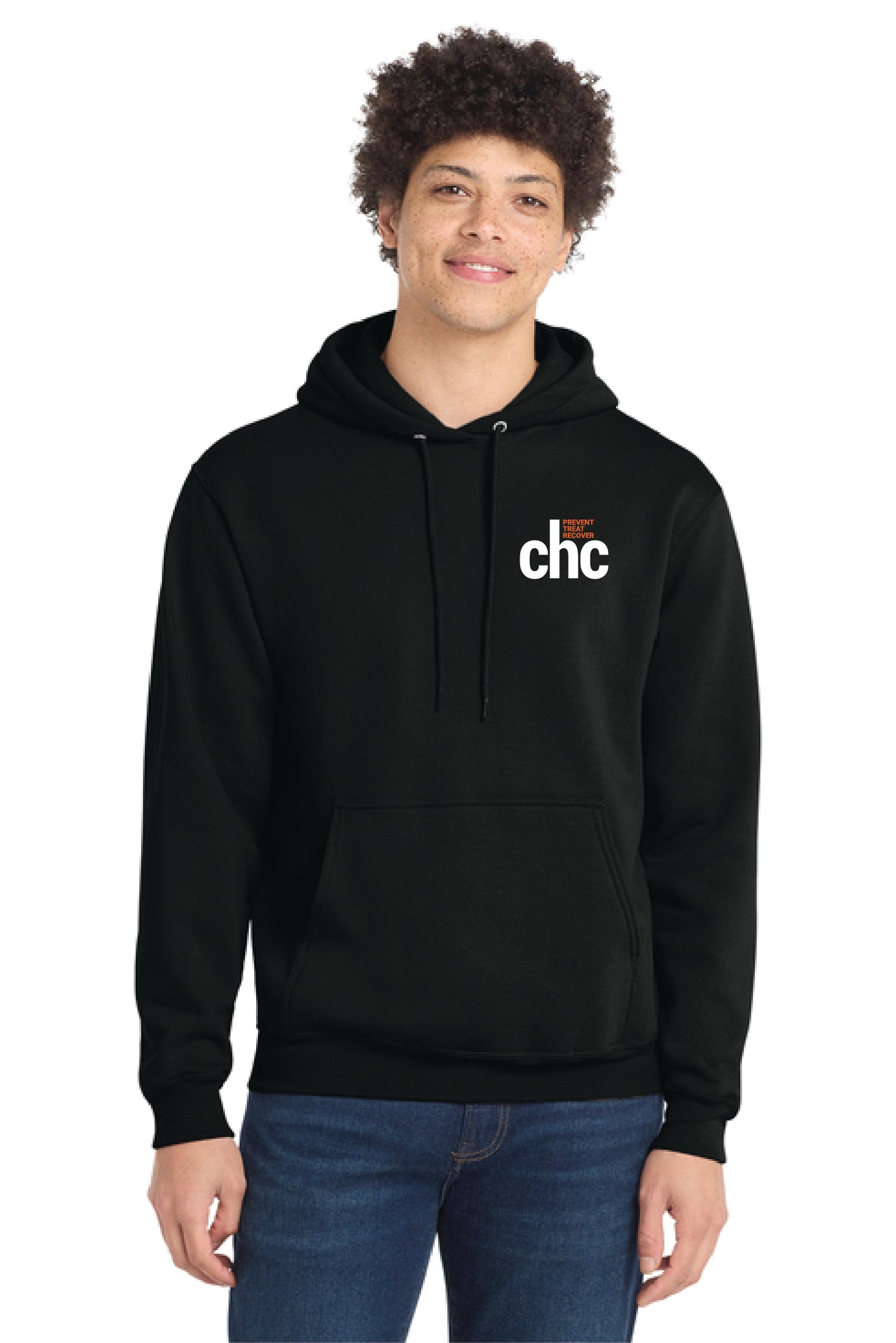 PC78H Port & Co™ Core Fleece Pullover Hooded Sweatshirt SP CHC-10