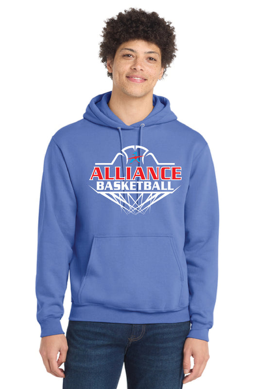 ALLIANCE AVIATORS Basketball PC78H Port & Company® Core Fleece Pullover Hooded Sweatshirt 8