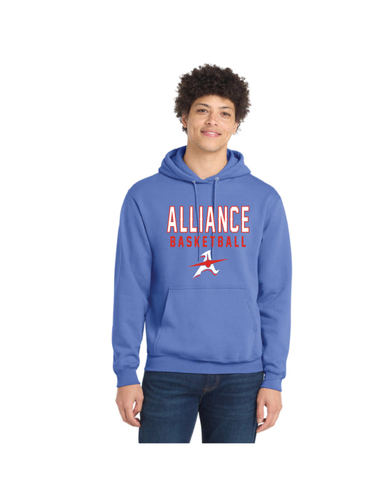 ALLIANCE AVIATORS Basketball PC78H Port & Company® Core Fleece Pullover Hooded Sweatshirt 14