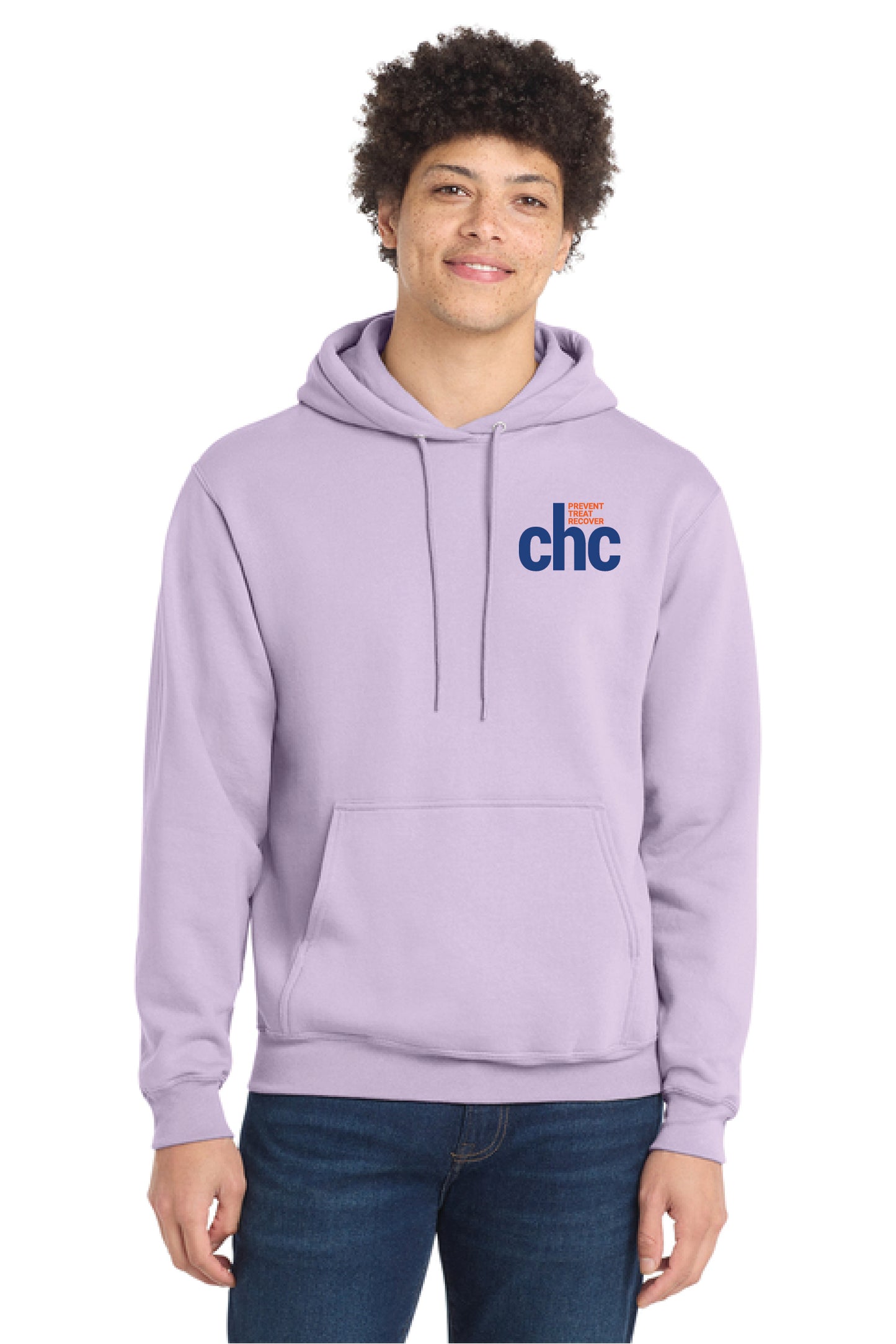 PC78H Port & Co™ Core Fleece Pullover Hooded Sweatshirt SP CHC-10