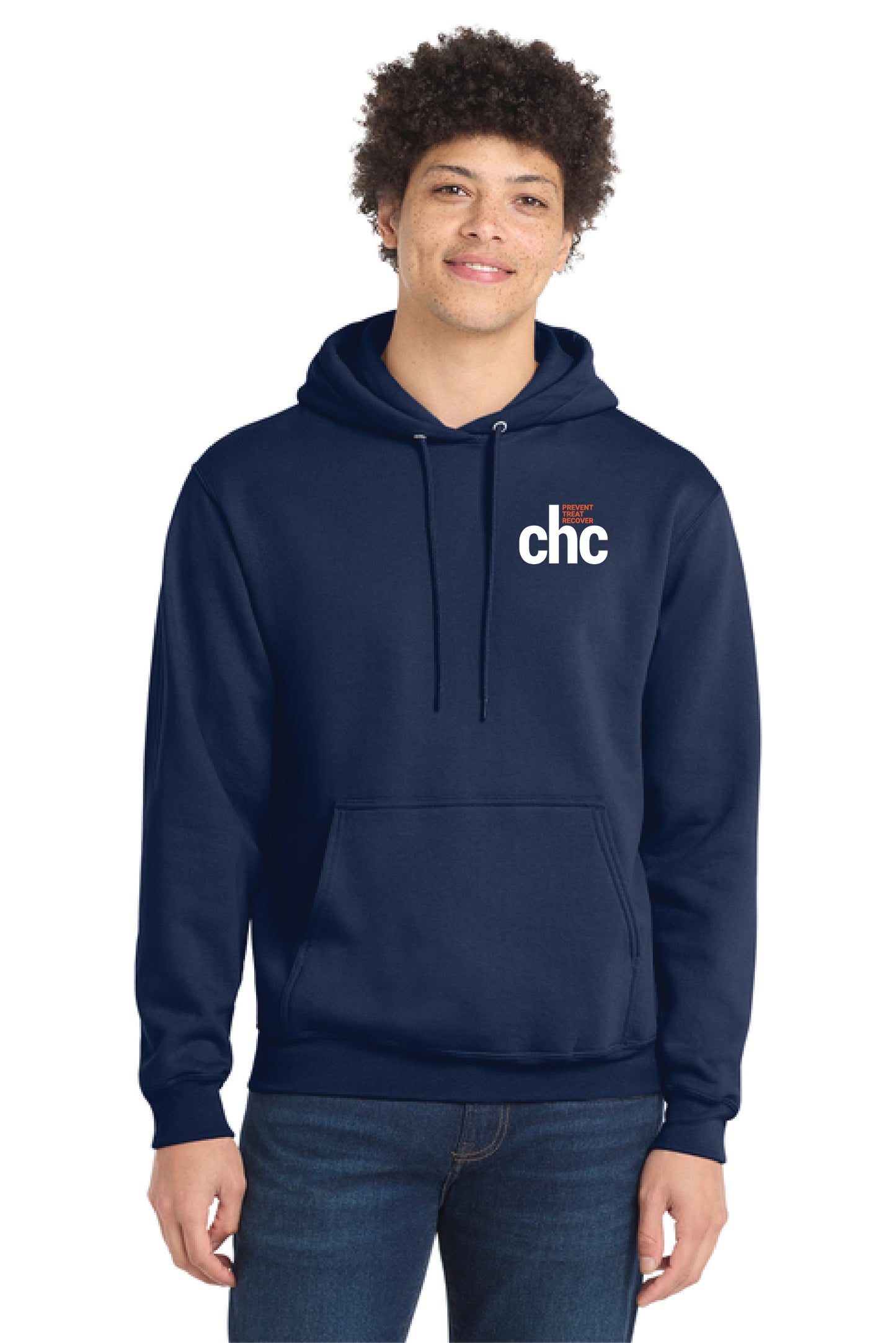 PC78H Port & Co™ Core Fleece Pullover Hooded Sweatshirt SP CHC-10